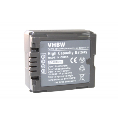 VHBW batéria Panasonic VBG130 mit Infochip