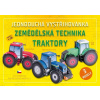 Jednoduchá vystřihovánka Zemědělská technika Traktory