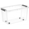 Úložný box Siguro Pro Box 70 l, 39,5 x 39 x 72 cm, transparentný (SGR-SB-W470Z)