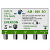 Anténny zosilňovač EVERCON AM-949 5G 40dB 4TV