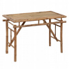 Záhradný stôl, stolík - Skladací záhradný stôl, 115x50x75 cm, bambus (Skladací záhradný stôl, 115x50x75 cm, bambus)
