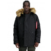 Alpha Industries zimná bunda Explorer black Veľkosť: XL, Farba: čierna
