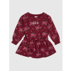 GAP Baby mikinové šaty s logom Červená 18-24M Červená Červená