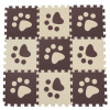 Penové BABY puzzle Hnedé labky H (29,5x29,5)