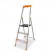 Hliníkový rebrík 3-stupňový 150 kg - extra široké stupne