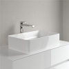 VILLEROY & BOCH Collaro obdĺžnikové umývadlo na dosku bez otvoru, bez prepadu, 560 x 360 mm, biela alpská, 4A205601