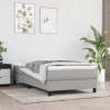 vidaXL Matrac s taštičkovými pružinami bledosivý 100x200x20 cm látka - Sivá - 16714-158321