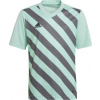 adidas teamwear Detský futbalový dres adidas Entrada 22 Graphic Jersey mätovo-sivý HF0127 Veľkosť: 116 cm