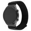 FIXED Nylon Sporty Strap with Quick Release 22mm for smartwatch, black FIXNST2-22MM-BK