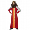 Kostým pre chlapca- Červená betlehina hrajte outfit. 90-115 (Indický outfit bronzový perie maskovanie Halloween)