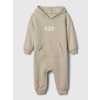 GAP Baby overal s logom Béžová 0-3M Béžová Béžová