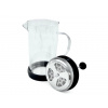 GGV Kanvica na kávu, French press, čaj 600 ml sklo + nerez
