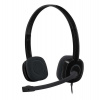 Logitech Headset Stereo H151/ drátová sluchátka + mikrofon/ 3,5 mm jack/ černá (981-000589)