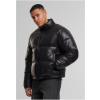 Shiny Puffer Jacket - black 3XL