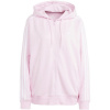 adidas Essentials 3-Stripes French Terry Oversized Full-Zip Hoodie W IR6132 (192024) Black M