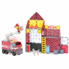Magna Tiles Magnetická stavebnice - Hasičská stanice (50 ks)