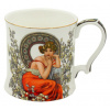 HOME ELEMENTS Porcelánový hrnček 360 ml, Mucha svetlý
