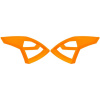 CASSIDA čelné kryty vrchný ventilácia pre prilby CROSS PRO 2, CASSIDA (oranžová)