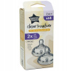 Tommee Tippee náhradní savičky C2N variabilní průtok 2ks 424587TT