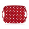 Banquet Tác s uchy melaminový DOTS 36x25,5 cm červený