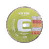 EXTOL CRAFT Kotúč diamantový rezný, turbo - suché aj mokré rezanie, ? 230 × 22,2 × 2,8 mm 108855