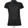SOL'S | Performer Women, Dámske šport. polo, čierna, XL