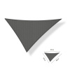 Shadow Comfort Slnečný Trojuholník nepravidelný SHADOW 3,5 x 4 x 4,5 m - 250g Farba: Cool šedá