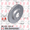 ZIMMERMANN Brzdový kotúč vetraný, predný PRAVY 330*32 7L6615302N