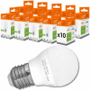 Žiarovka, žiarivka - 10x balenie LED tepelná žiarovka E27 SMD 9W = 80W 800 lm (10x balenie LED tepelná žiarovka E27 SMD 9W = 80W 800 lm)