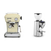 Ascaso Dream ONE, Sweet Cream + Rocket Espresso SUPER FAUSTO, chrome