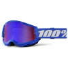 100% STRATA 2 JUNIOR Goggle Blue - Mirror Red/Blue Lens
