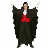 PLÁŠŤ UPÍRA DRAKULU 150 CM ČIERNY, DOPLNOK, HALLOWEENSKY KOSTÝM