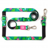 Max&Molly Multi-Leash Tropical - odnímateľné vodítko pre psa, zaujímavý vzor, 200cm - S