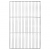 zahrada-XL Grilovacia mriežka Strieborná 60 x 40 cm Nerezová oceľ 42008315