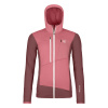 Dámska mikina Ortovox FLEECE GRID HOODY - vínová XS