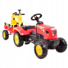 TRAKTOR NA PEDÁLE S PRÍVESOM A RÝPADLOM / TR3007