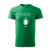 Pánske tričko pre programátorov Convert coffee in to code, Barva Zelená, Velikost S, Jazyk potisku česky Bezvatriko.cz 0234