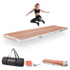Insportline Airtrack Airstunt 400x100x10 cm mocha mousse