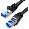 Sieťový kábel ETHERNET Patchcord S/FTP 6a Montis RJ45 / RJ45 20 m čierny