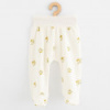 Dojčenské polodupačky z organickej bavlny New Baby Olivy Béžová 62 (3-6m)