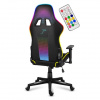 Herné čierne kreslo Huzaro FORCE 6.3 RGB MESH, FORCE 6.3 RGB MESH SKL3