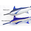 Dekorační polštář - Black marlin 118 cm - 1772 GP780439 - Dekorační polštář - Black marlin 118 cm