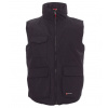 PAYPER WANTED 000873-0051 / Zateplená vesta - black/steel grey XS