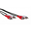 AQ KAR100 - stereo audio kábel s konektormi 2x RCA - 2x RCA, dĺžka 10m