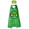 Detský unisex kostým - Obliekanie oblečenia Ninjago Green Cloak Mask (Obliekanie oblečenia Ninjago Green Cloak Mask)