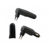 NABÍJAČKA USB S HLAVICOU DO ZAPALOVAČA 220/12 V