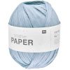 Rico design háčkovacia papierová priadza Creative paper odtieň 006 svetlo modrá - 3 ks