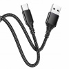 Kábel KrainaGSM USB - USB typ C 1 m čierny