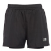 Karrimor 2 in 1 Running Shorts Womens Black 12 (40)