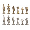 Kovové šachové figúrky Afrika